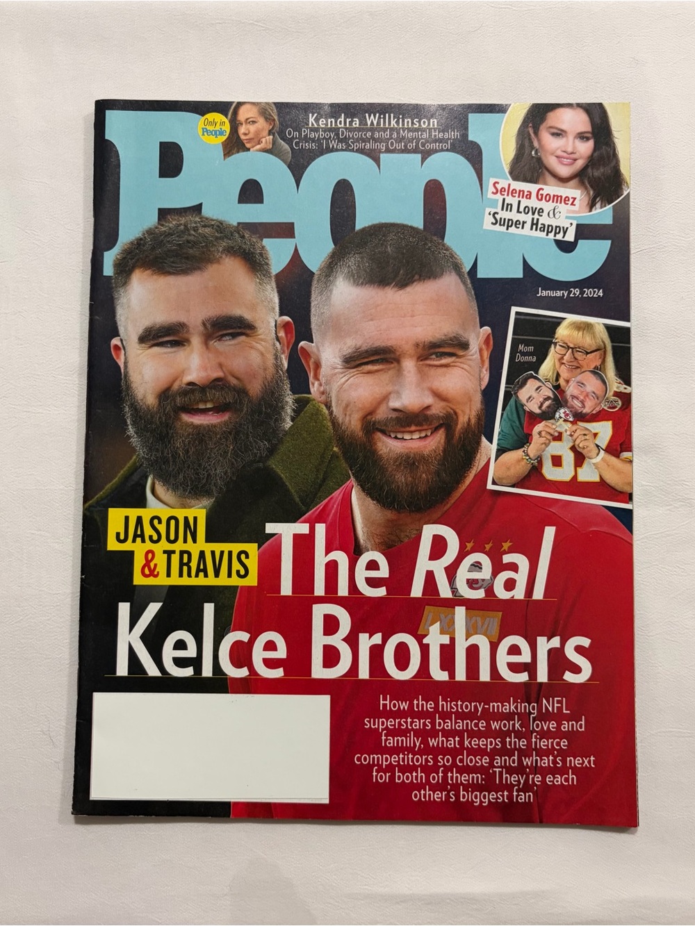 People Jason & Travis “The Real Kelce Brothers” Issue January 2024 Magazine